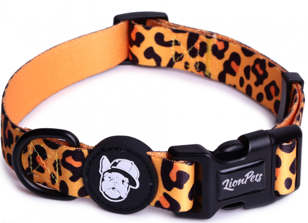Ошейник для собак LionPets с рисунком из полиэстера LPO-00500-2 (Размер S-Обхват 25-40 см, ширина 2,0 см)