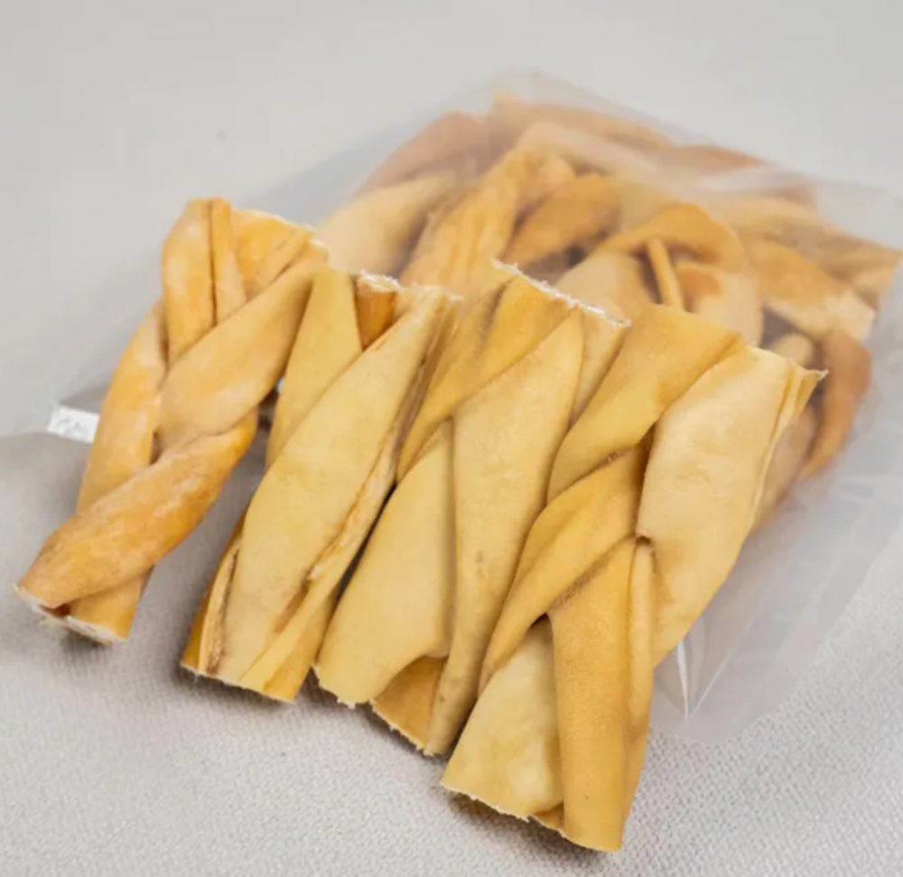 Лакомства Фор Родент Дог для собак, конская кожа (косичка), 10 см 50 г