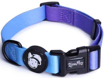 Ошейник для собак LionPets с рисунком из полиэстера LPO-00500-6 (Размер S-Обхват 25-40 см, ширина 2,0 см)