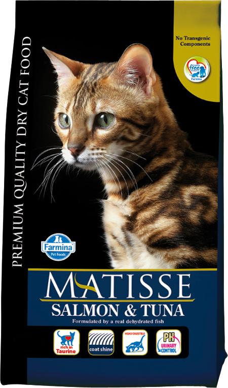 Корм Farmina Matisse Salmon & Tuna для взрослых кошек, лосось и тунец