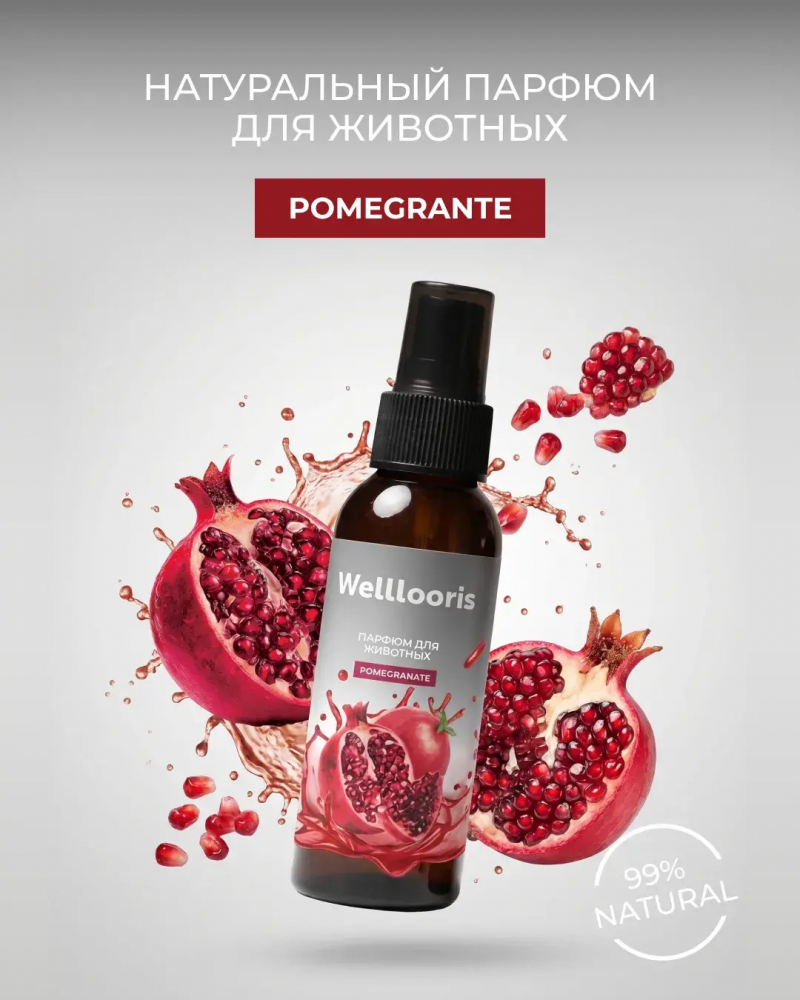 Парфюм Welllooris для животных Сочный гранат 35 мл
