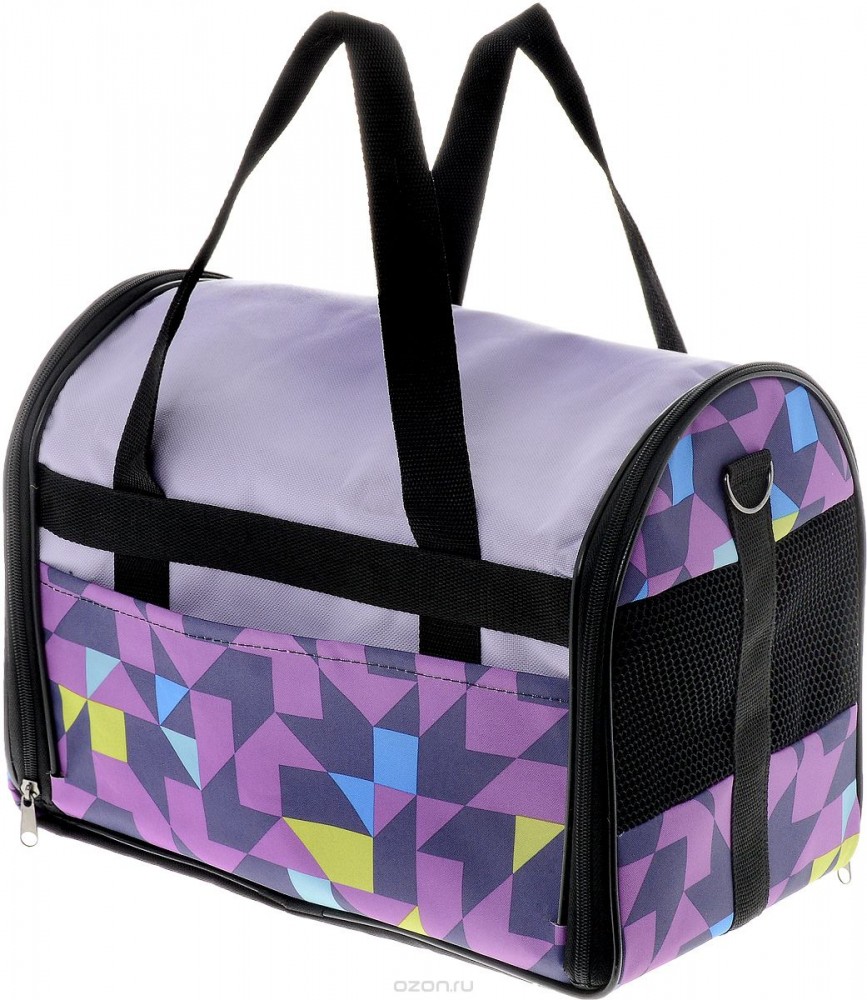 Сумка-переноска PerseiLine тектильная с плотным каркасом 45*30*30, цвет в ассортименте