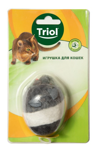 Игрушка Triol для кошек вибрирующая "Мышь", 60мм